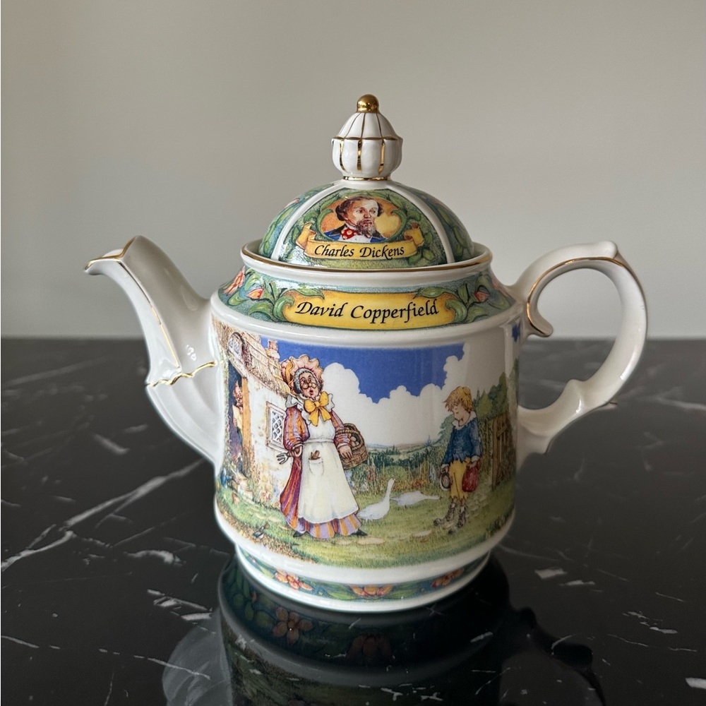 Sadler England Charles Dickens Teapot David Copperfield Novel Classic Collection